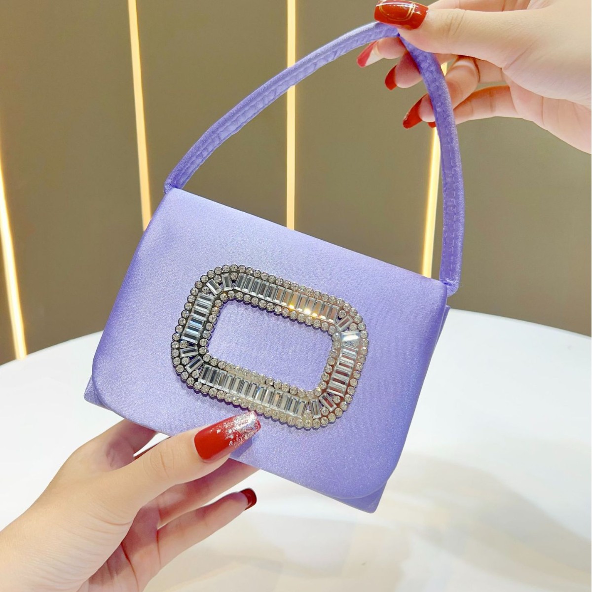 Luxury Mini Square Handbag Wom - огляд і ціна Tassel Fringe Trim