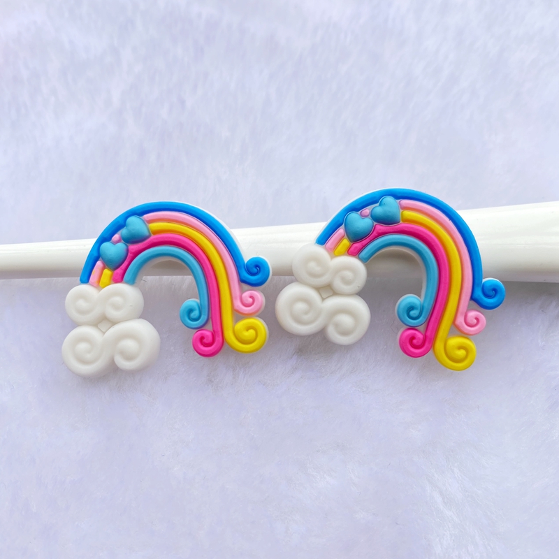 10/20pcs Cute Rainbow PVC Flex - огляд і ціна Embellishment Glue Craft