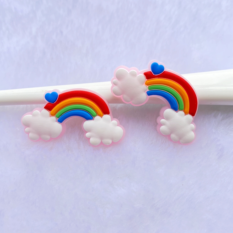 10/20pcs Cute Rainbow PVC Flex - огляд і ціна Embellishment Glue Craft